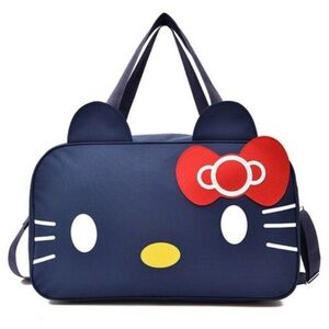 Hello Kitty Duffle Bag, Hello Kitty Weekender Tote Travel Gym Bag, Cat Bag